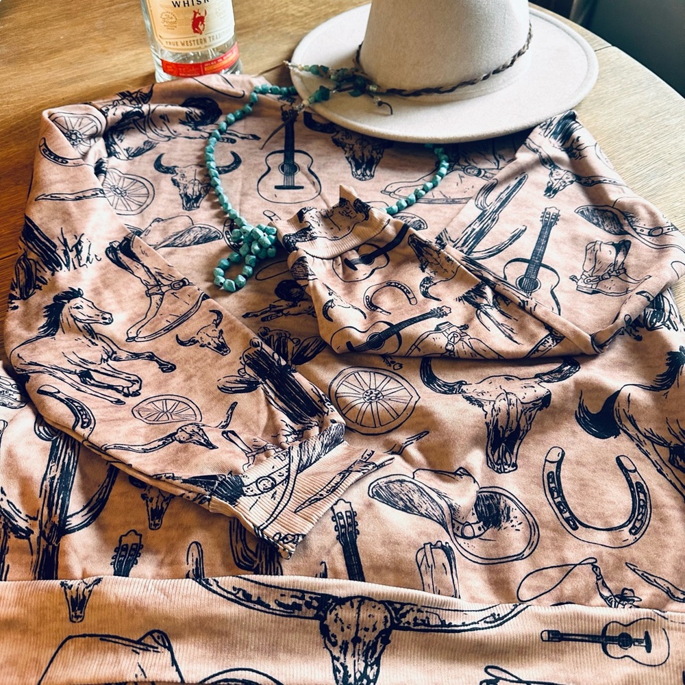 Western Themed Graphic Shirt